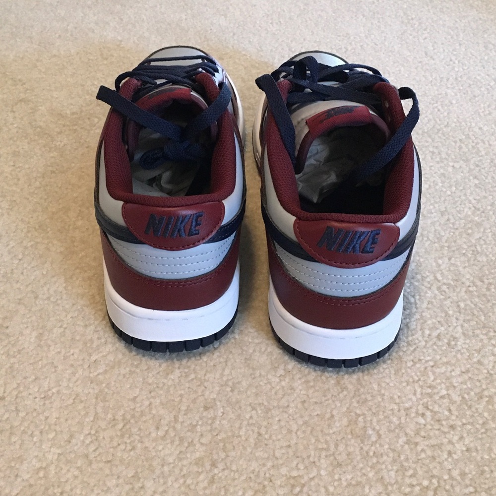 Nike Dunk Low Retro Wolf Grey Obsidian Sneakers - Picture 2 of 4